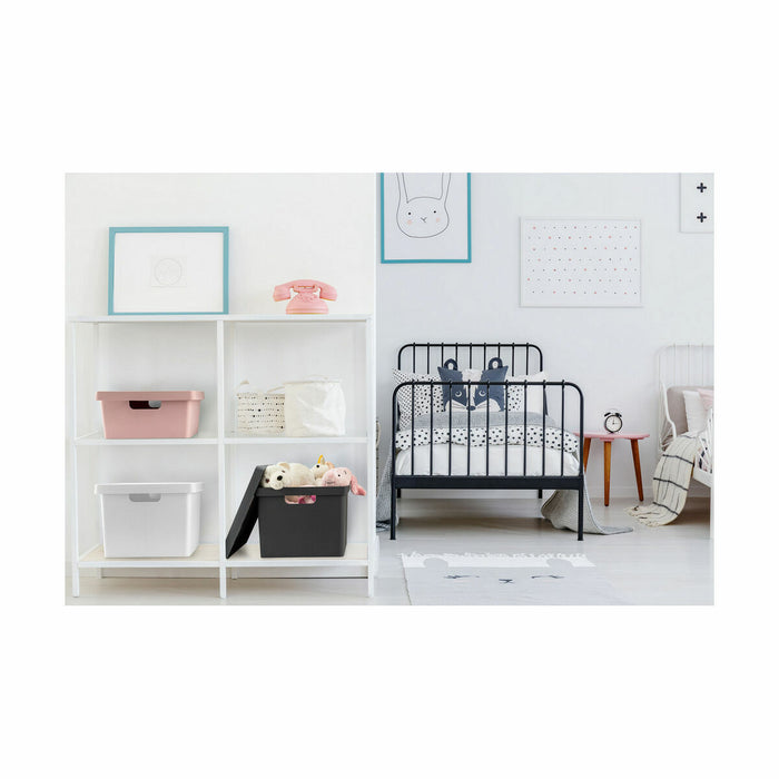 Confortime 17 L Square Storage Box with Lid (6 Units)