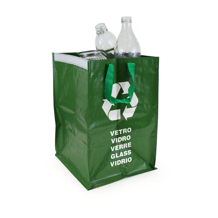 Confortime Green Recycling Bag 31.5 x 44 x 32 cm Raffia