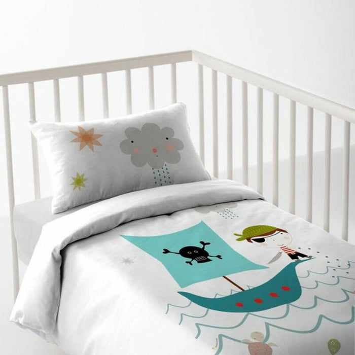 Duvet Cover for Crib Playing the Pirate Indian