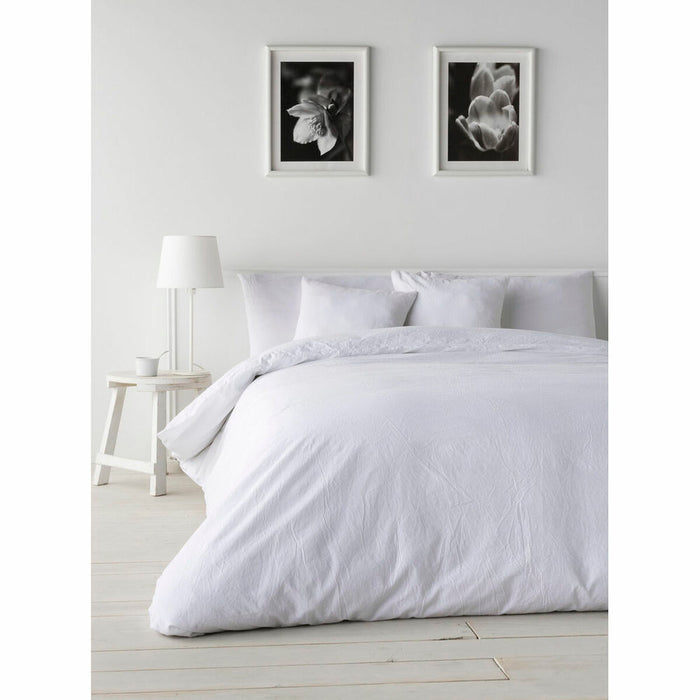 Naturals White Linen Duvet Cover