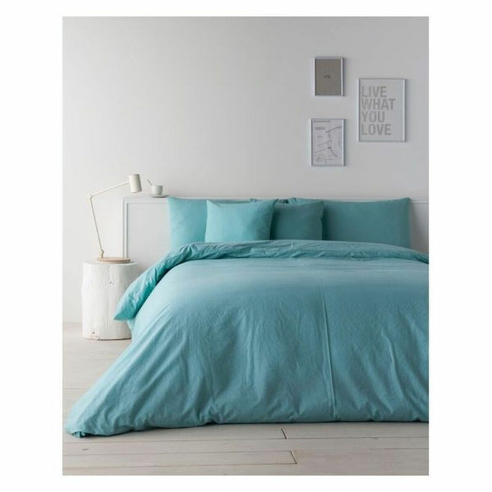 Naturals Green Linen Duvet Cover