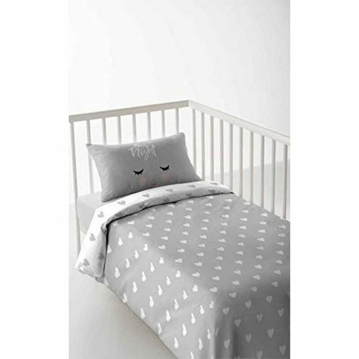 Duvet Cover Cool Kids Hearts Crib 60 (100 x 120 cm) (100 x 120 + 20 cm)