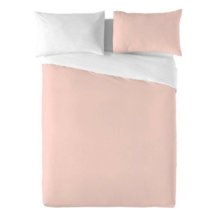 Naturals Duvet Cover White Pink