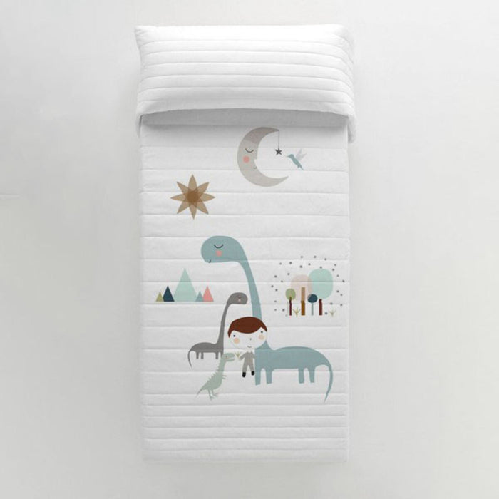 Colcha Reversible Haciendo el Indio Jurassic White