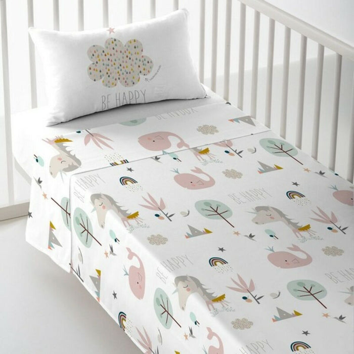 Rainbowland Indian Crib Sheet Set