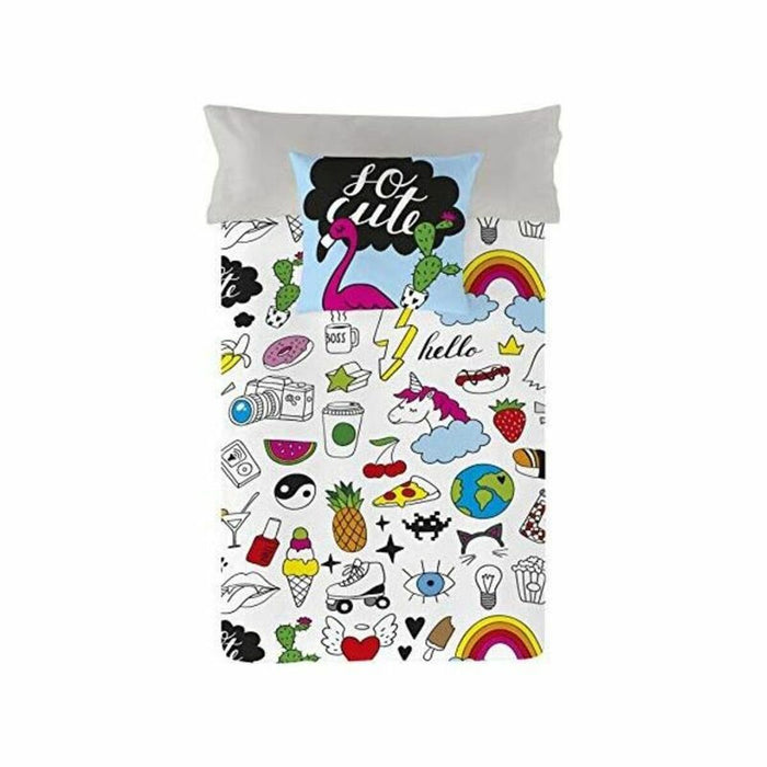 Cool Icons Sewing Duvet Cover Bed of 90 (150 x 220 cm)