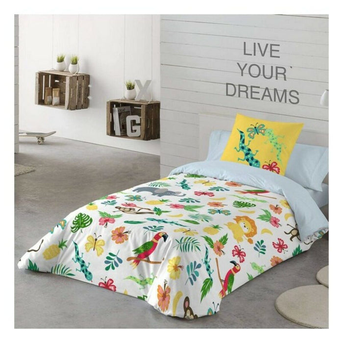 Duvet Cover Sewing Jungle Exotic Bed of 90 (150 x 220 cm)