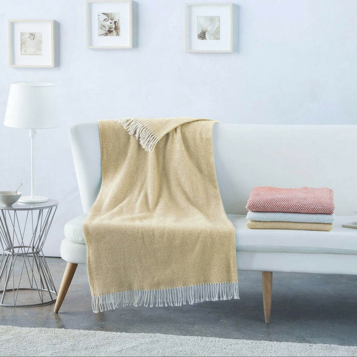 Naturals Ocher Blanket (130 x 170 cm)