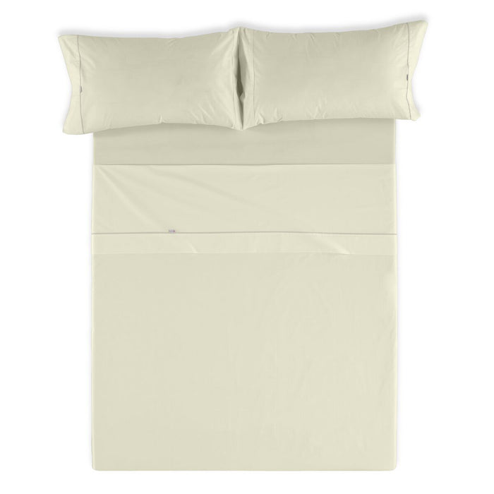 Alexandra House Living Cream Sheet Set 180 Bed 4 Pieces