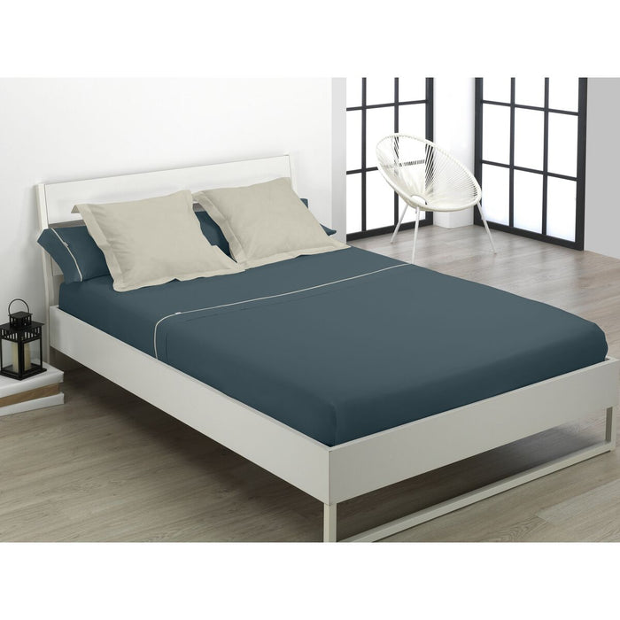 Juego de Sábanas Alexandra House Living Gris Cama de 150/160 4 Piezas