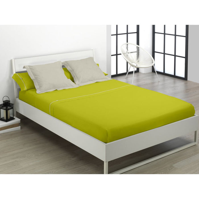 Juego de Sábanas Alexandra House Living Pistacho Cama de 150/160 4 Piezas