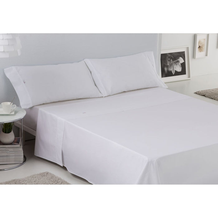Alexandra House Living White 180 Bed Sheet Set 4 Pieces
