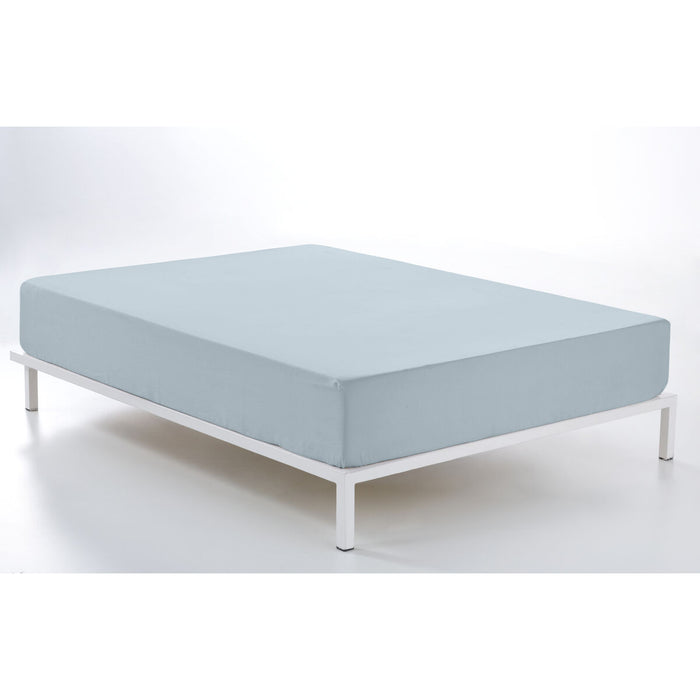 Alexandra House Living Fitted Sheet Light Blue 150 x 190/200 cm