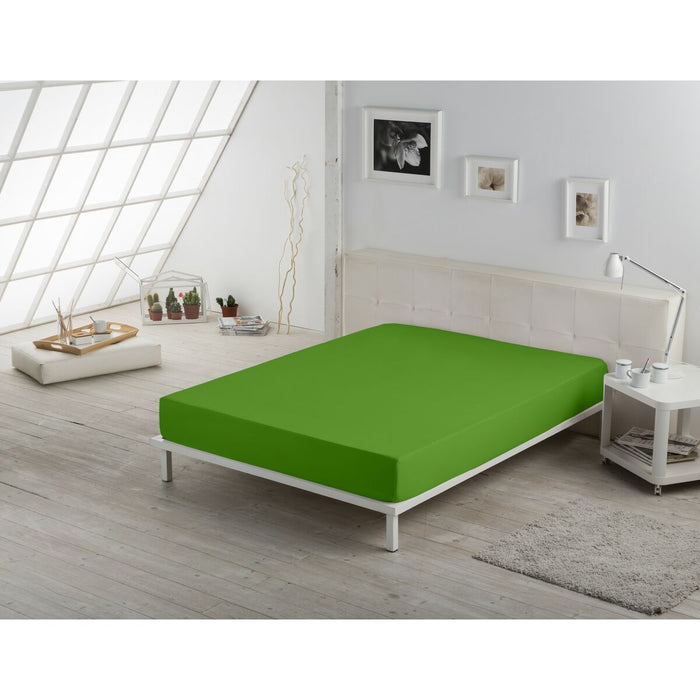 Alexandra House Living Fitted Sheet Green 160 x 200 cm