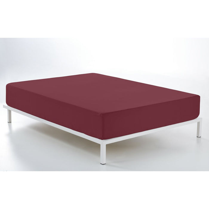 Alexandra House Living Maroon Fitted Sheet 160 x 200 cm