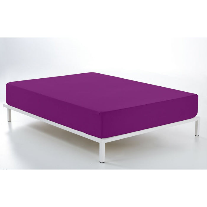 Alexandra House Living Purple Fitted Sheet 200 x 200 cm
