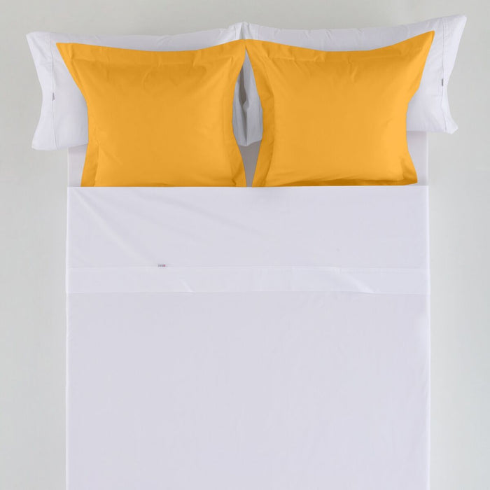 Funda de cojín Alexandra House Living Amarillo 55 x 55 + 5 cm