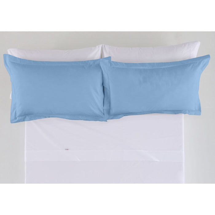 Funda de cojín Alexandra House Living Azul Claro 55 x 55 + 5 cm