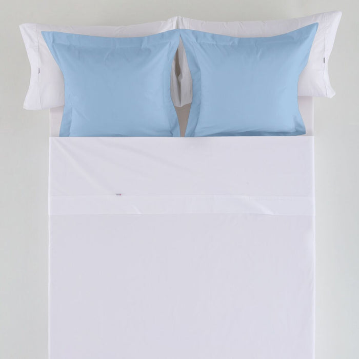 Funda de cojín Alexandra House Living Azul Celeste 55 x 55 + 5 cm