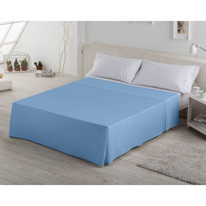 Sábana Encimera Alexandra House Living Azul Claro 220 x 270 cm