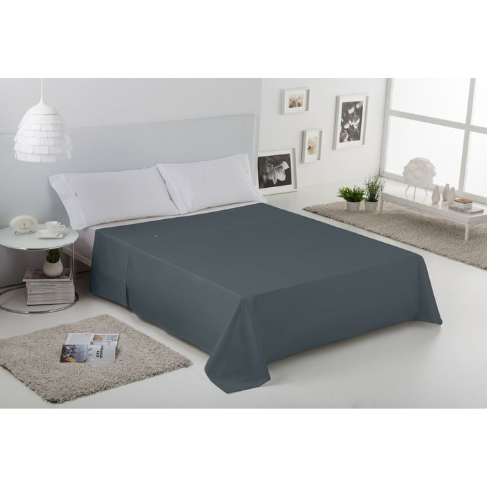Sábana Encimera Alexandra House Living Gris 190 x 270 cm