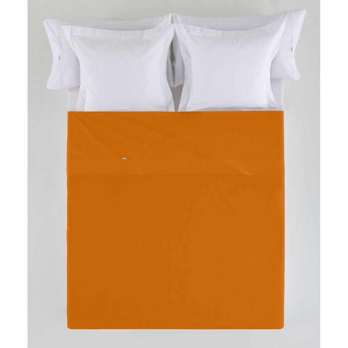 Alexandra House Living Ochre Top Sheet 260 x 270 cm