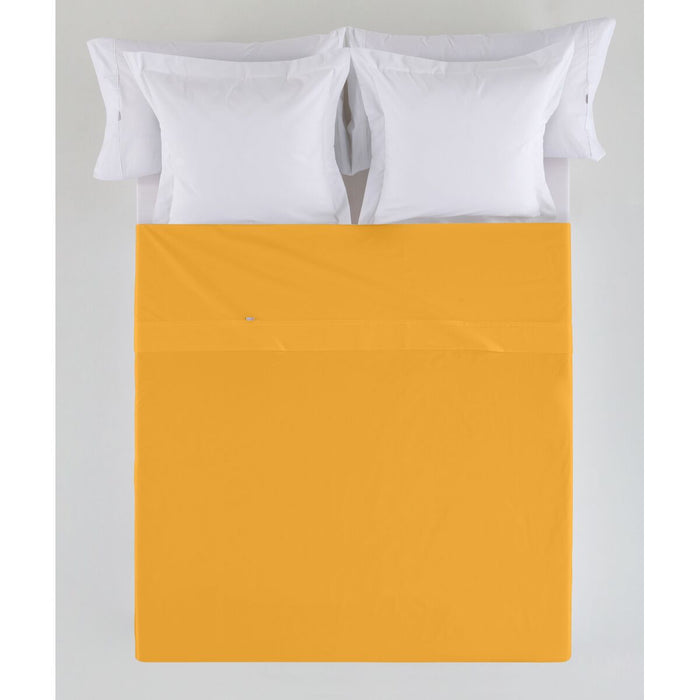 Alexandra House Living Yellow Top Sheet 280 x 270 cm