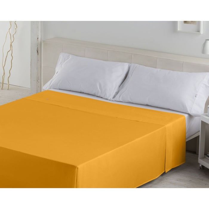 Alexandra House Living Yellow Top Sheet 280 x 270 cm