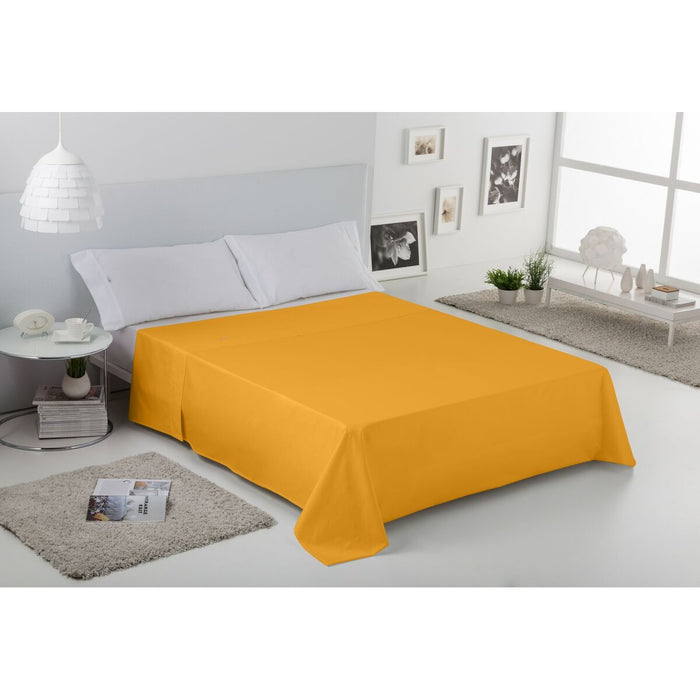 Alexandra House Living Yellow Top Sheet 280 x 270 cm
