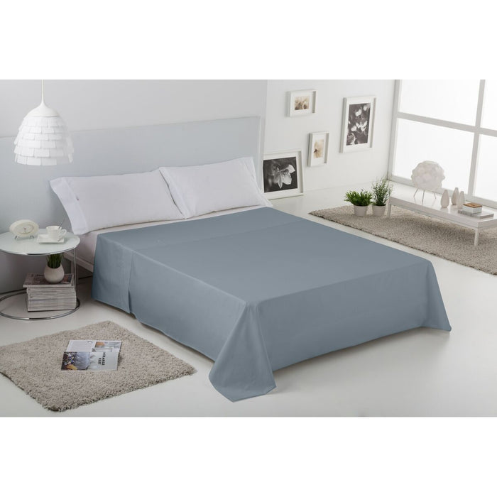 Alexandra House Living Steel Grey Top Sheet 170 x 280 cm