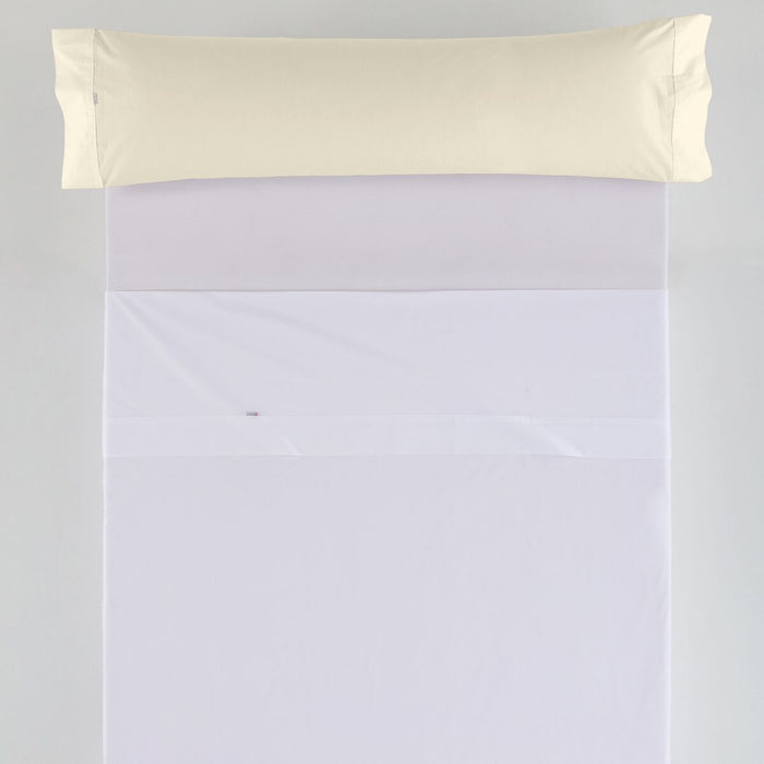 Funda de almohada Alexandra House Living Crema 45 x 170 cm