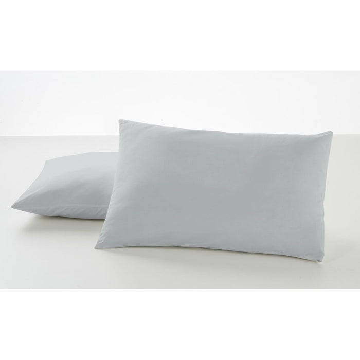 Funda de almohada Alexandra House Living Gris Perla 50 x 80 cm (2 Unidades)