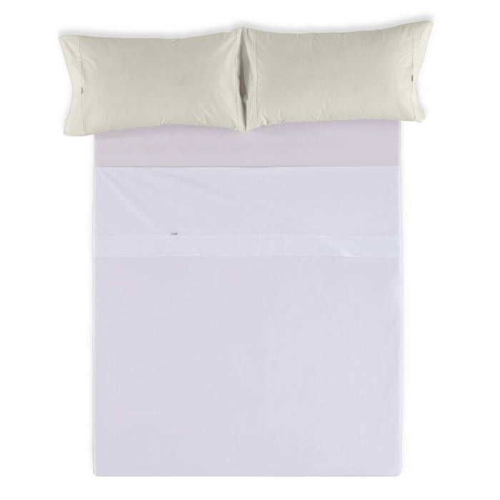 Funda de almohada Alexandra House Living Crema 45 x 95 cm (2 Unidades)