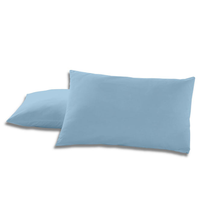 Funda de almohada Alexandra House Living Celeste 50 x 80 cm (2 Unidades)