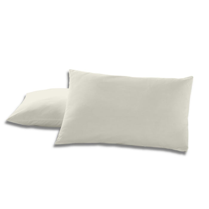 Alexandra House Living Cream Pillowcase 50 x 80 cm (2 Units)