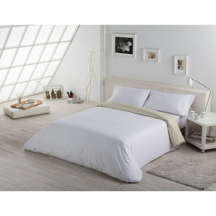 Funda Nórdica Alexandra House Living Blanco 220 x 220 cm
