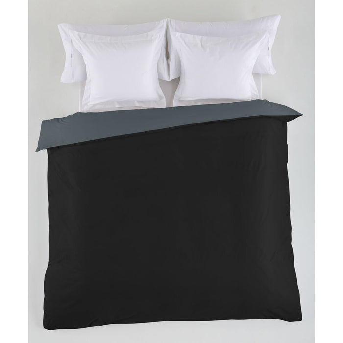 Funda Nórdica Alexandra House Living Gris 220 x 220 cm