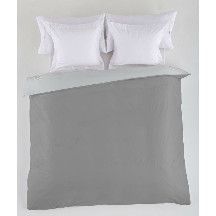 Funda Nórdica Alexandra House Living Gris Perla 150 x 220 cm
