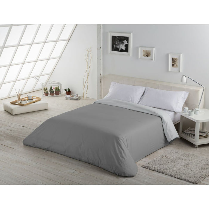 Funda Nórdica Alexandra House Living Gris Perla 240 x 220 cm