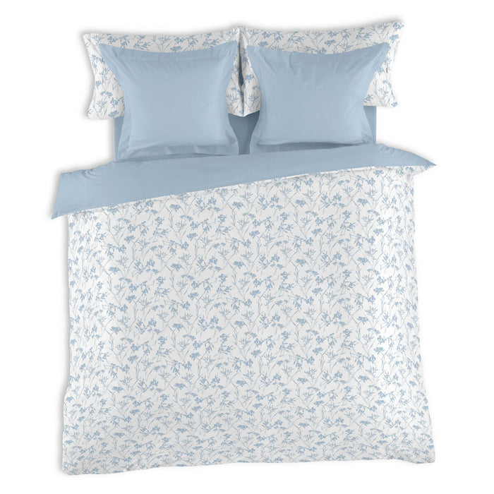Alexandra House Living Paola Blue Duvet Cover Set, 180 cm Bed, 6 Pieces