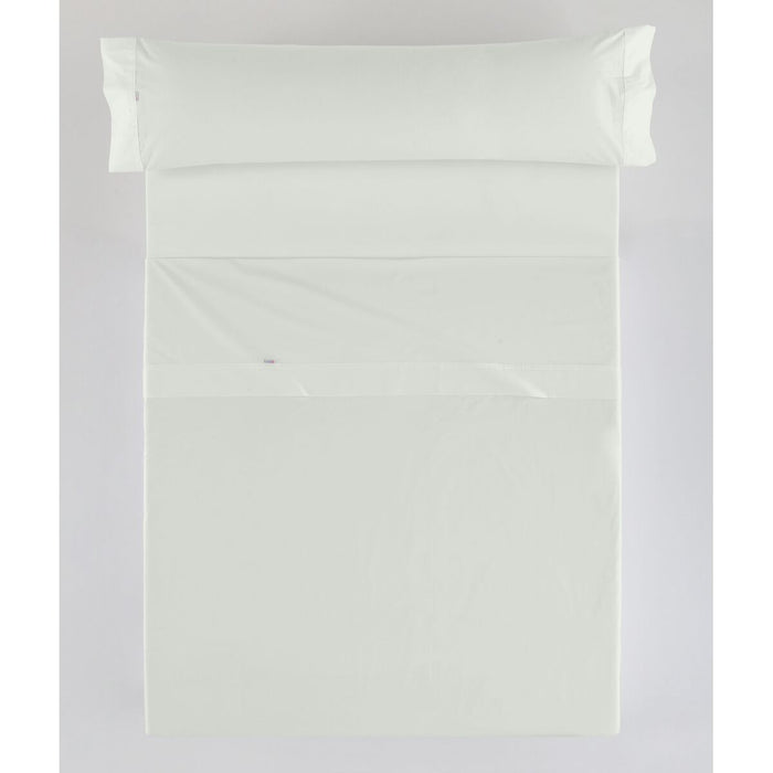 Alexandra House Living White 3-Piece Sheet Set for 150 cm Bed