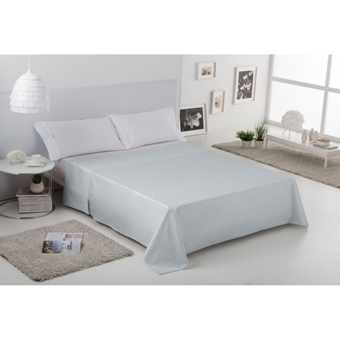 Alexandra House Living Pearl Grey Top Sheet 240 x 280 cm