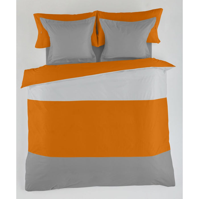 Funda Nórdica Alexandra House Living Gris Perla 220 x 220 cm