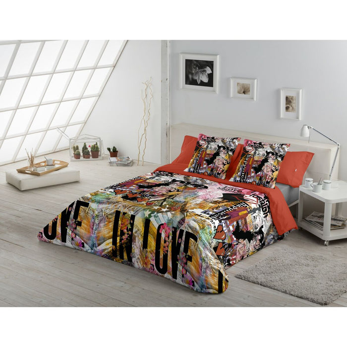 Alexandra House Living Jean Duvet Cover Set 105 Bed 3 Pieces