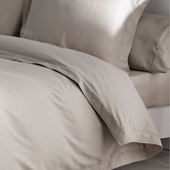 Alexandra House Living Beige Duvet Cover Set, 4 Pieces, 90 cm Bed