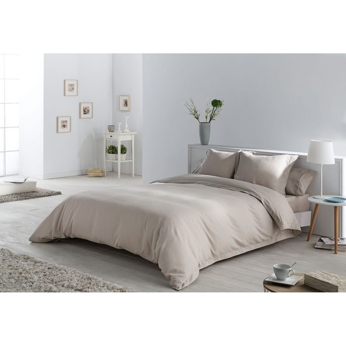 Alexandra House Living Beige Duvet Cover Set 135/140 Bed 5 Pieces