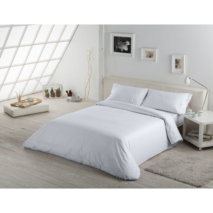 Alexandra House Living White Duvet Cover Set 180 Bed 4 Pieces