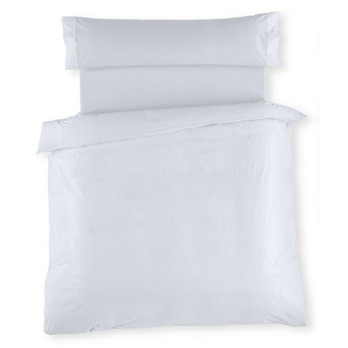 Alexandra House Living White Duvet Cover Set 135/140 Bed 3 Pieces