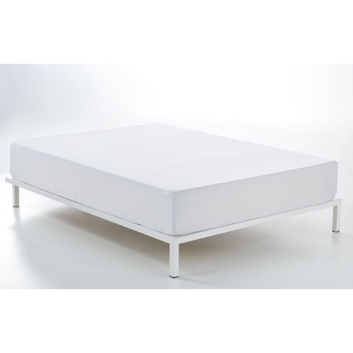 Alexandra House Living White Fitted Sheet 150 x 200 cm