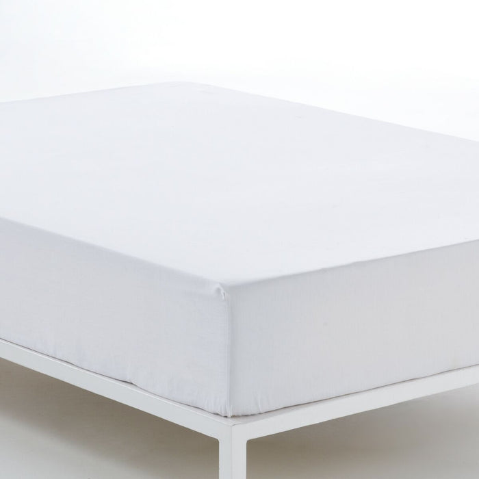 Alexandra House Living White Fitted Sheet 150 x 200 cm